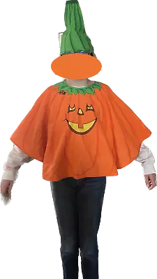 Vintage Handmade Halloween Child's Smock Pumpkin • $30