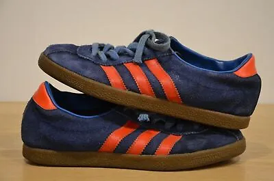 Adidas DUBLIN City Series Blue Red Vintage EU 39 Suede 80 • $245.41