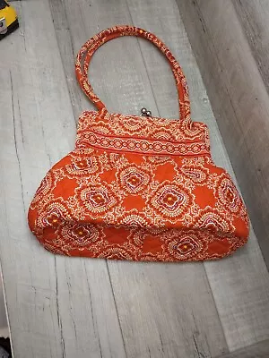 VERA BRADLEY ALICE IN PAPRIKA  Kiss Clasp Shoulder Bag  • $32.99