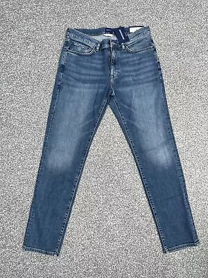 Slim Fit Mid Rise Straight Leg Gant Jeans W34/L32 • £35.58