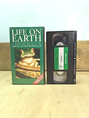 LIFE ON EARTH (VHS Video) BBC David Attenborough Natural History Documentary  • £7.50