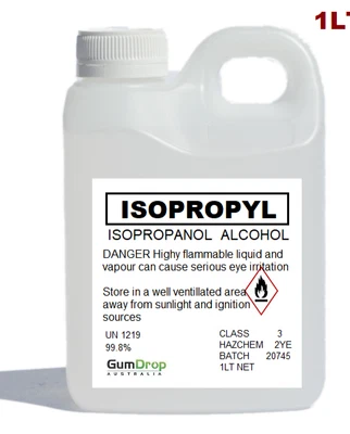 $18.95 • Buy Isopropyl Alcohol 99% Ipa - Isopropanol - Sanitising & Disinfecting 1lt