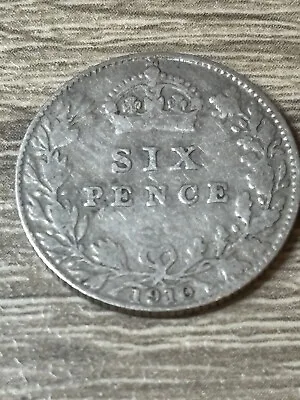 Edward VII Sixpence 1910 0.925 Silver  • £5.25