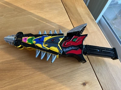 £9.99 • Buy Power Ranger Dino Charge DX Dino Spike Sword - Missing Few Rubber Teeth Repairs?