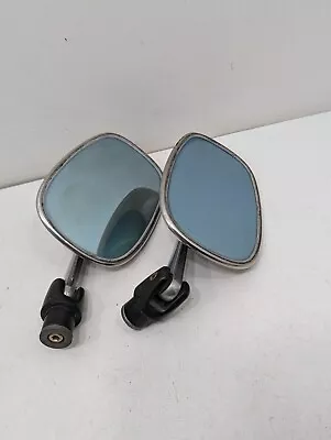 Volvo 240 245 Wagon Stainless Side Mirror Pair 242 244  260 262 Chrome Used Part • $199.95