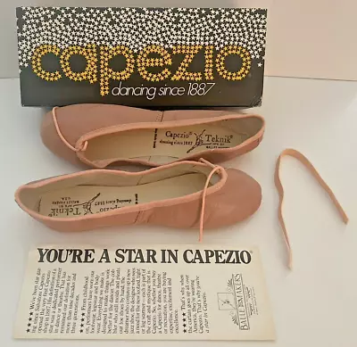 Capezo Handcrafted Ballet Shoes Pink Womens Size 6.5 Never Worn • $23