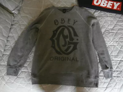 OBEY Men's Sweatshirt Grey Size L • $20