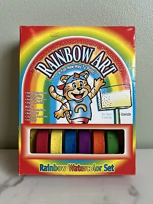 Rainbow Art Paint Set Watercolor As Seen On TV  1980s 1990s. In Box Vintage • $14.99