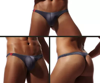 Men's Underwear Simple Sexy Breathable Low Cut Thong Underwear • $5.69