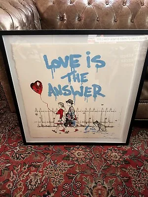 Mr. Brainwash I’m Yours “Love Is The Answer” Valentine RARE Print S/# Poster Art • $1500