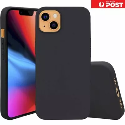 $5.99 • Buy For IPhone 14 13 12 11 Pro XS MAX X XR Matte Silicone Shockproof Back Case Cover
