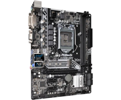 For Asrock B250M-HDV Motherboard LGA1151 DDR4 32G HDMI DVI VGA M-ATX Mainboard • $152.14
