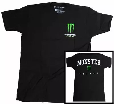 NEW Monster Energy University T-Shirt Black Size LARGE 100% Cotton • $34.99