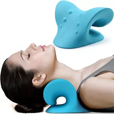 RestCloud Neck & Shoulder Relaxer Cervical Traction Device For TMJ Pain Relief • £11.99