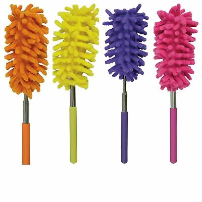 Microfiber Feather Duster Telescopic Long Extendable Handle Magic Cleaning Brush • £3.99