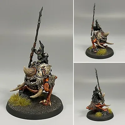 £79.95 • Buy Night Goblin Warboss On Great Cave Squig Forge World Warhammer Sigmar Painted