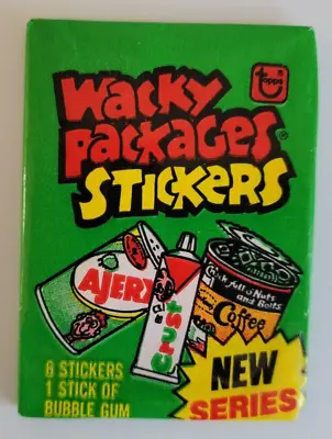 1980 Vintage Wacky Packages Series 4 Unopened Green Pack In Excellent Condition • $8.95