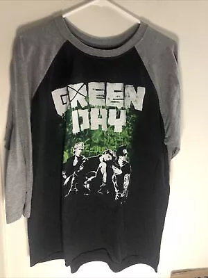 2015 Green Day Rock Roll Hall Of Fame Graphic Tee Shirt Long Sleeve Size XL • $29.99