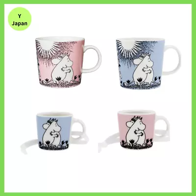 ARABIA Moomin Classic Mug Cup 2024 Love Blue / Pink Japan Limited Original 0.3L • $47.40