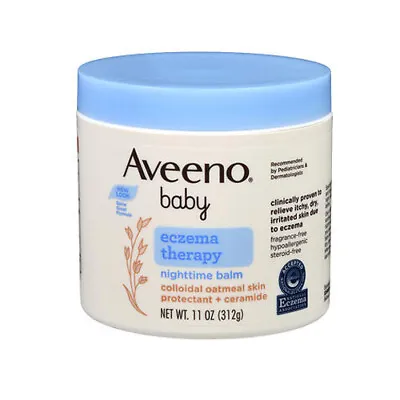 Aveeno Baby Eczema Therapy Nighttime Balm 11 Oz By Aveeno • £34.97