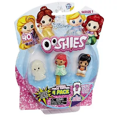 New Disney Princess 4 Pack Ooshies Series 1 Pencil Toppers 76480 • $12