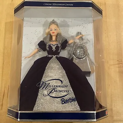 NRFB MILLENIUM PRINCESS BARBIE   With Keepsake Ornament. “Happy New Year 2000” • $21