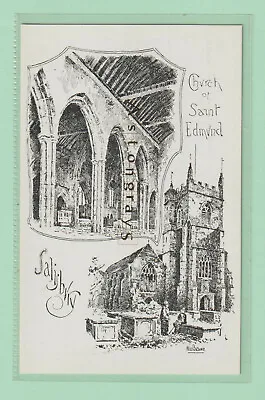 Salisbury Church Of Saint Edmund - Pen & Ink Sketch By William M Brown - 1904 • £3.99