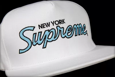 Supreme Classic Sports Team 5-panel Cap White Fw22 Hat • $54.99