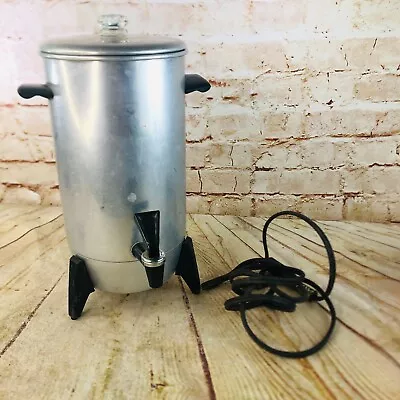 Vtg Mirro Aluminum 22 Cup Percolator Coffee Pot • $20.79