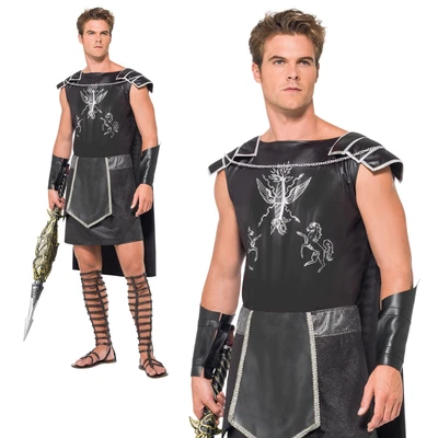£47.99 • Buy Adult Roman Spartan Costume Male Centurion Gladiator Warrior Fancy Dress M-L