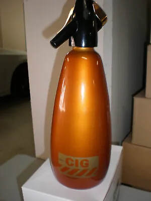 Vintage BOC Soda Syphon In Bronze Enamel - Made In England - Serial N Shud.Nice • $25