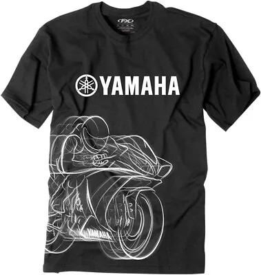 Factory Effex Yamaha R1 Premium T-Shirt - 1688286 Black 2XL • £29.63