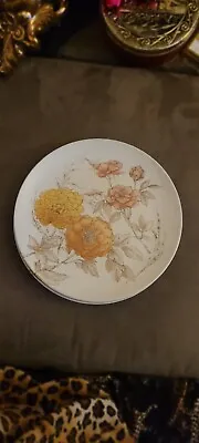 Vintage Set Of 4 Melmac Plates Holiday By Kenro  Floral  7.5  • $9.99