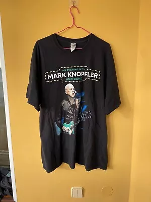 Rare Mark Knopfler 2019 Tour Concert Tee Glidan Graphic T Shirt Size 2XL • $17