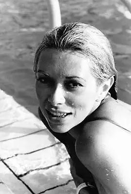 Mireille Darc In A Swimming Pool Circa 1960 In France Old Photo • $5.79