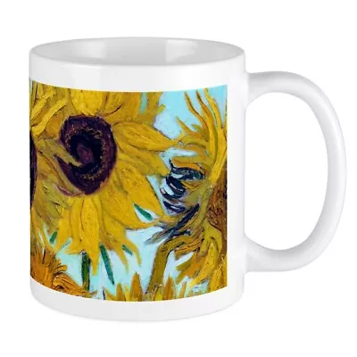 CafePress Van Gogh Sunflowers Mug 11 Oz Ceramic Mug (648519423) • $17.99