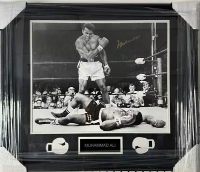 Muhammad Ali Signed Autographed 16x20 Photo Standing Over Sonny Liston - JSA • $1199