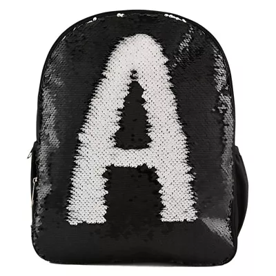 Customize Sequin Print School Backpack For Children Kids - Large Size/Black • $38.50