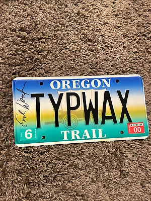 Oregon Vanity License Plate Mercedes 300sel 6.3 Signed By Erich Waxenberger M100 • $699