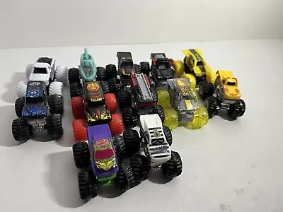 Hot Wheels Monster Jam Mighty Minis Lot OF 11 Monster Trucks 1;87 Plastic • $99.99