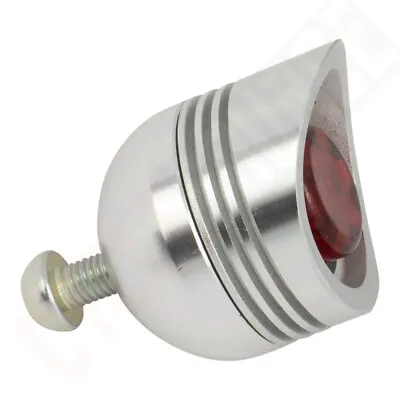 ENIX Vintage Bike Visored Tail Light E-TL20 Silver • $20.99