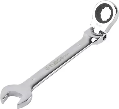 10Mm Flex-Head Ratchet Wrench Metric Ratcheting Wrench Spanner With 5° Movement • $11.03