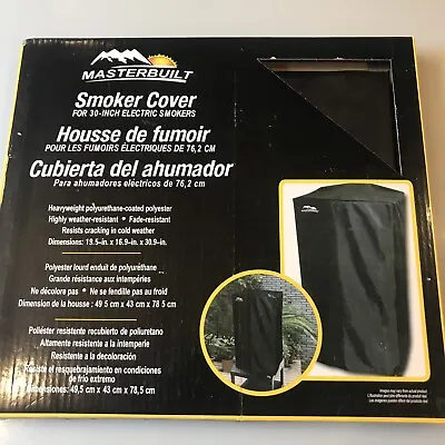 Masterbuilt 30 Inch Weather Resistant Protective Electric Smoker Cover Black • $15