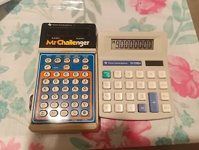 Mr Challenger Texas Instruments Handheld Electronic Game With Additional Calcula • $10
