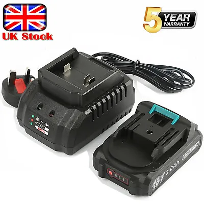 £29.99 • Buy 18V For Makita BL1830 BL1820 BL1815N 18 Volt 2.0 Ah LXT Li-Ion Battery + Charger