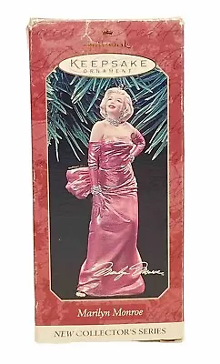 1997 HALLMARK KEEPSAKE MARILYN MONROE Ornament W/Box Pink Dress 1st In Series • $9