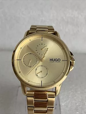£11.50 • Buy Hugo Boss Mens Gold Bracelet Watch. 