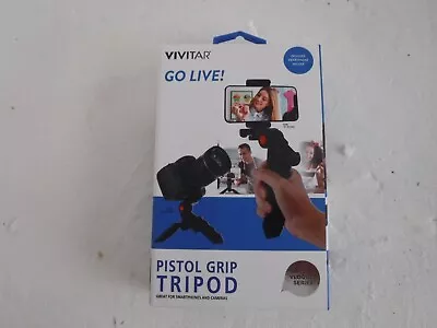 VIVITAR Pistol Grip Tripod For Smartphone's Or Cameras Go Live! • $9.98