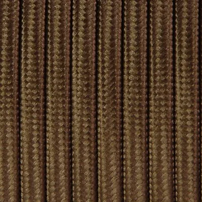 Brown Parallel (Flat) Cloth Covered Wire - Antique Lamp Cord - UL Listed • $1.36