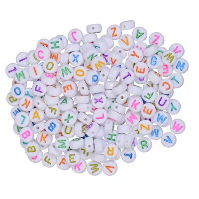 Colorful Round Letter Beads - 500pcs DIY Jewelry Making Kit • £7.88